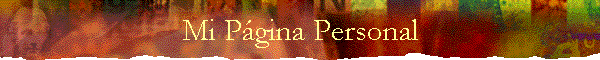 Mi Pgina Personal